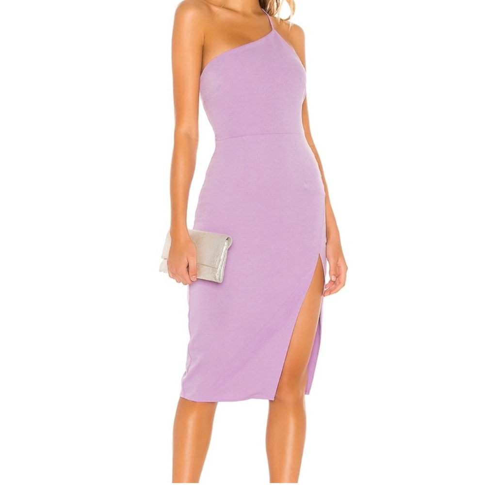 Lovers + Friends Lazo Midi Dress Lilac Medium
